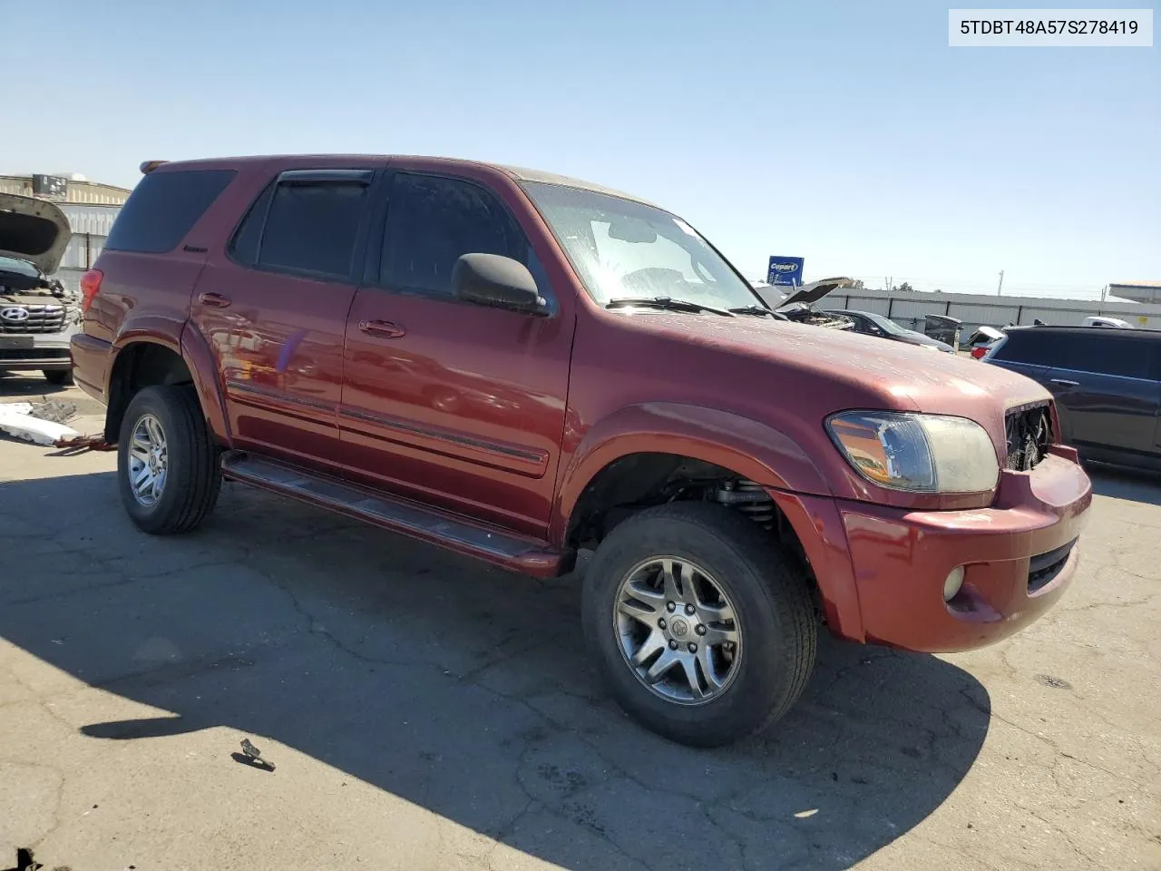 5TDBT48A57S278419 2007 Toyota Sequoia Limited