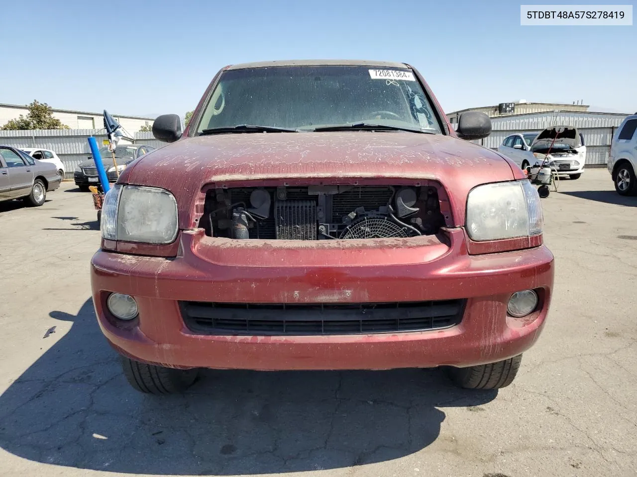 5TDBT48A57S278419 2007 Toyota Sequoia Limited