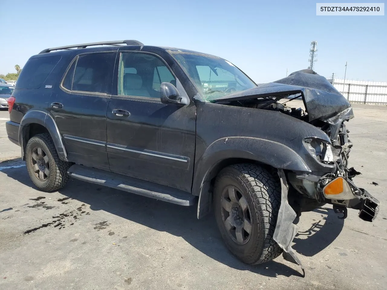 2007 Toyota Sequoia Sr5 VIN: 5TDZT34A47S292410 Lot: 72083454