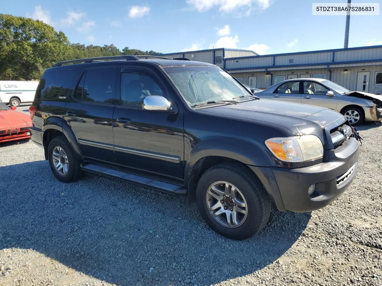 2007 Toyota Sequoia Limited VIN: 5TDZT38A67S286831 Lot: 74211854