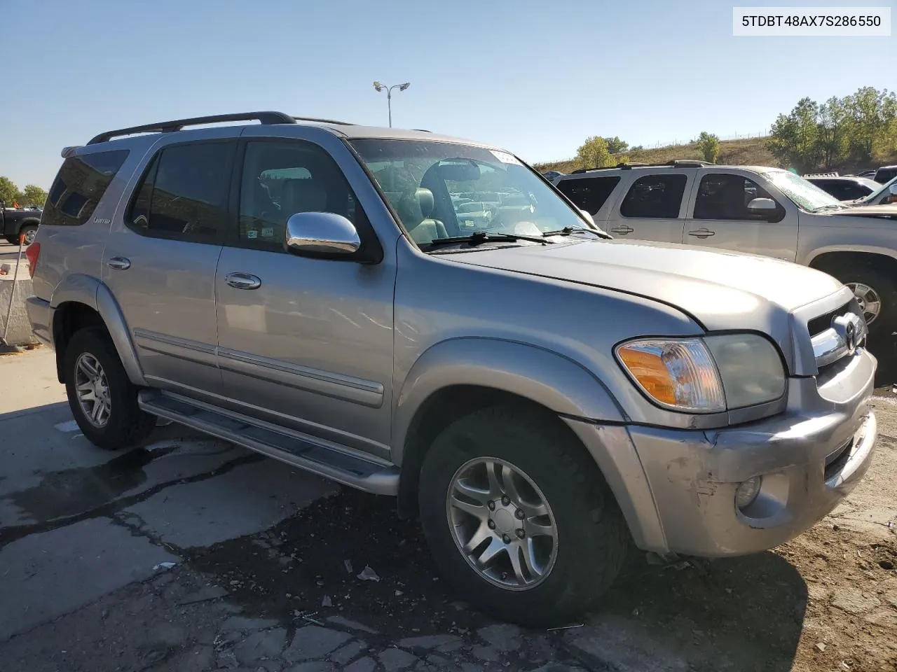 2007 Toyota Sequoia Limited VIN: 5TDBT48AX7S286550 Lot: 74347434