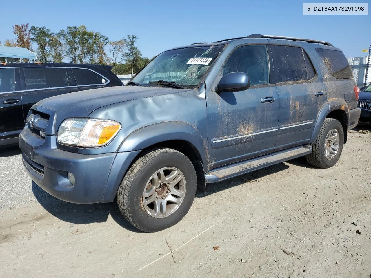 2007 Toyota Sequoia Sr5 VIN: 5TDZT34A17S291098 Lot: 74747444