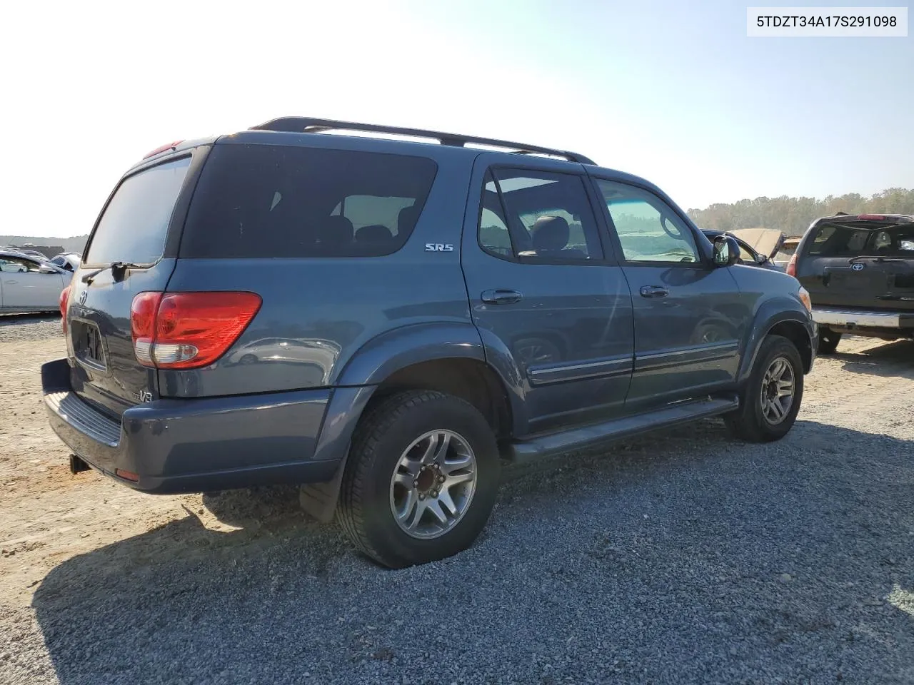 2007 Toyota Sequoia Sr5 VIN: 5TDZT34A17S291098 Lot: 74747444