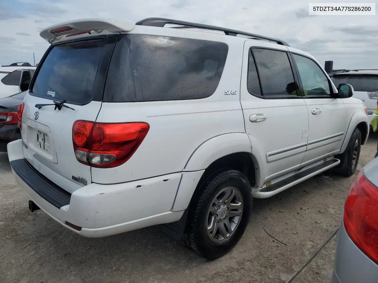 2007 Toyota Sequoia Sr5 VIN: 5TDZT34A77S286200 Lot: 74998084