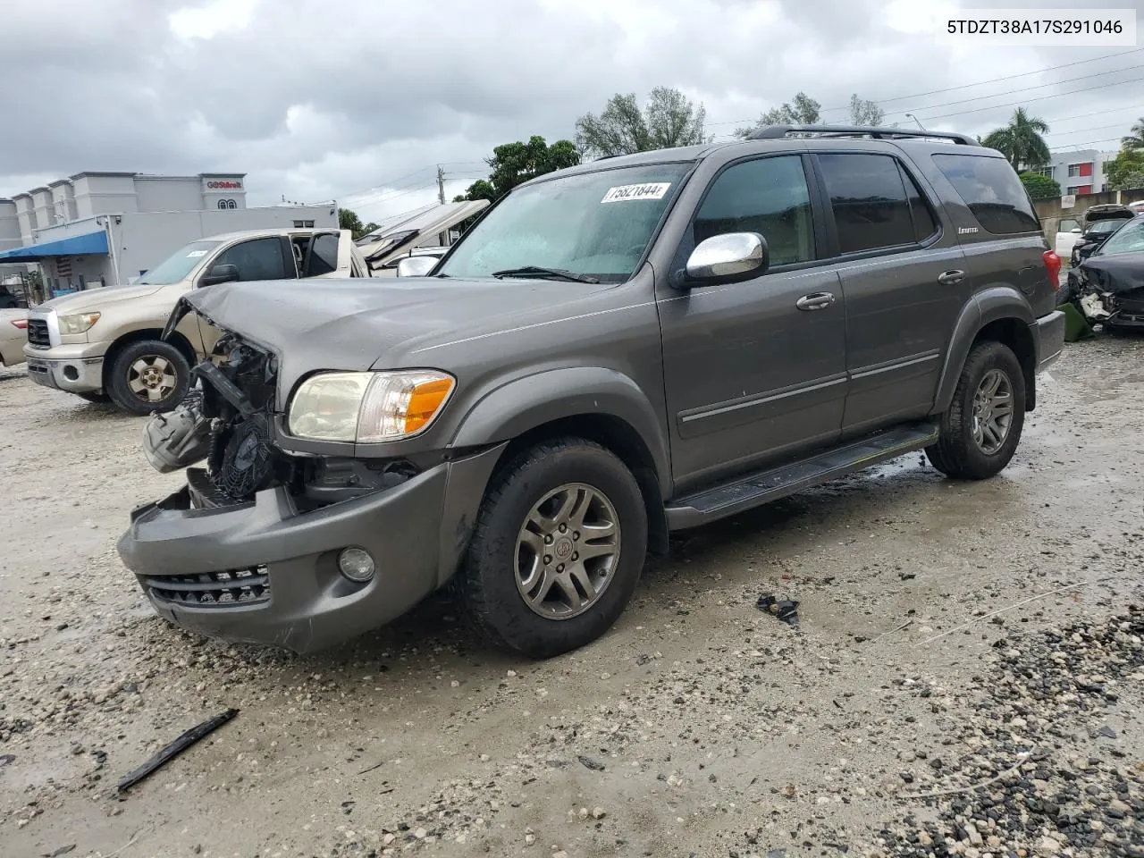 2007 Toyota Sequoia Limited VIN: 5TDZT38A17S291046 Lot: 75821844