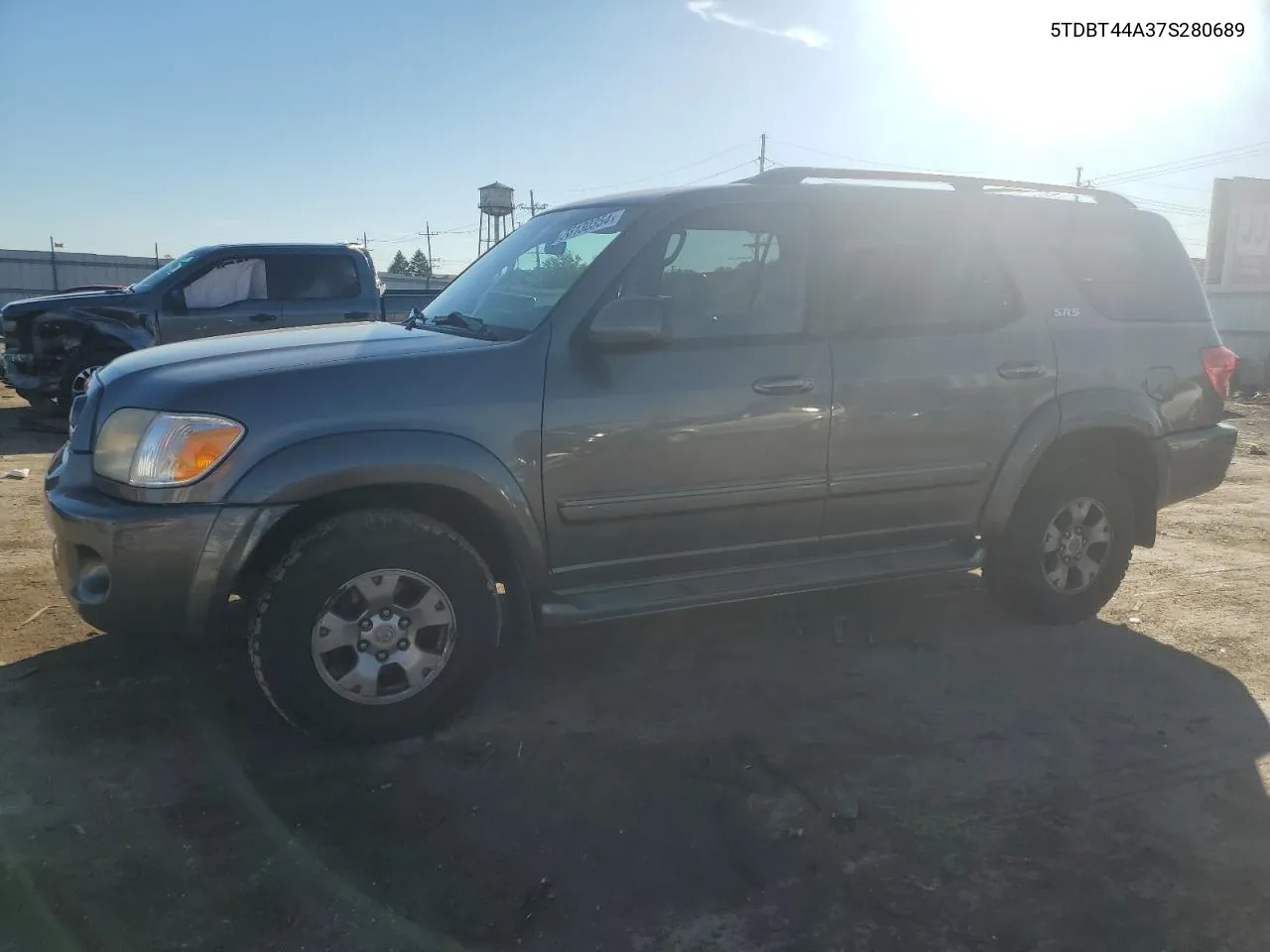 2007 Toyota Sequoia Sr5 VIN: 5TDBT44A37S280689 Lot: 76130354