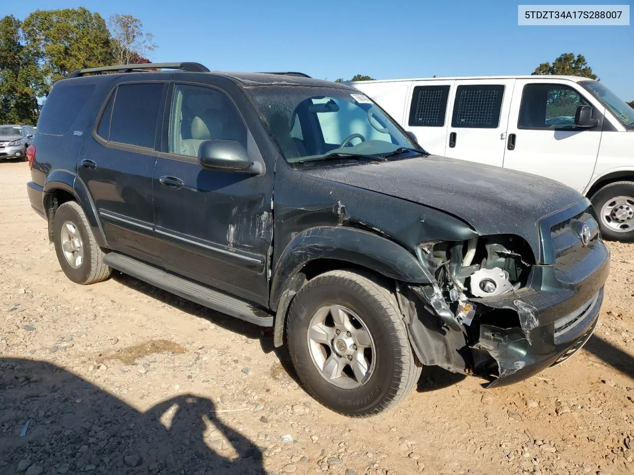 2007 Toyota Sequoia Sr5 VIN: 5TDZT34A17S288007 Lot: 76681424