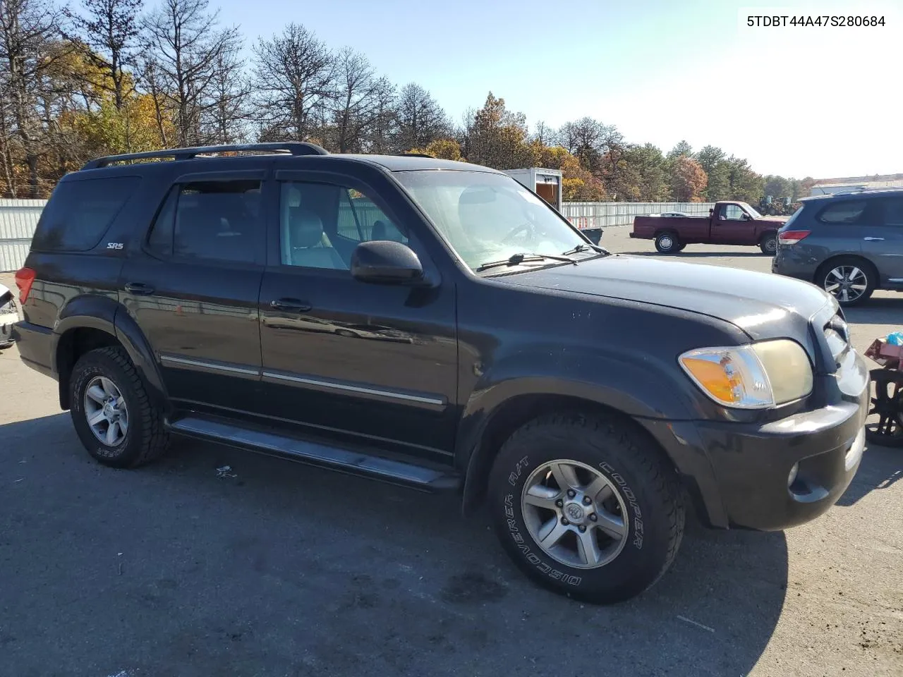 2007 Toyota Sequoia Sr5 VIN: 5TDBT44A47S280684 Lot: 77246684