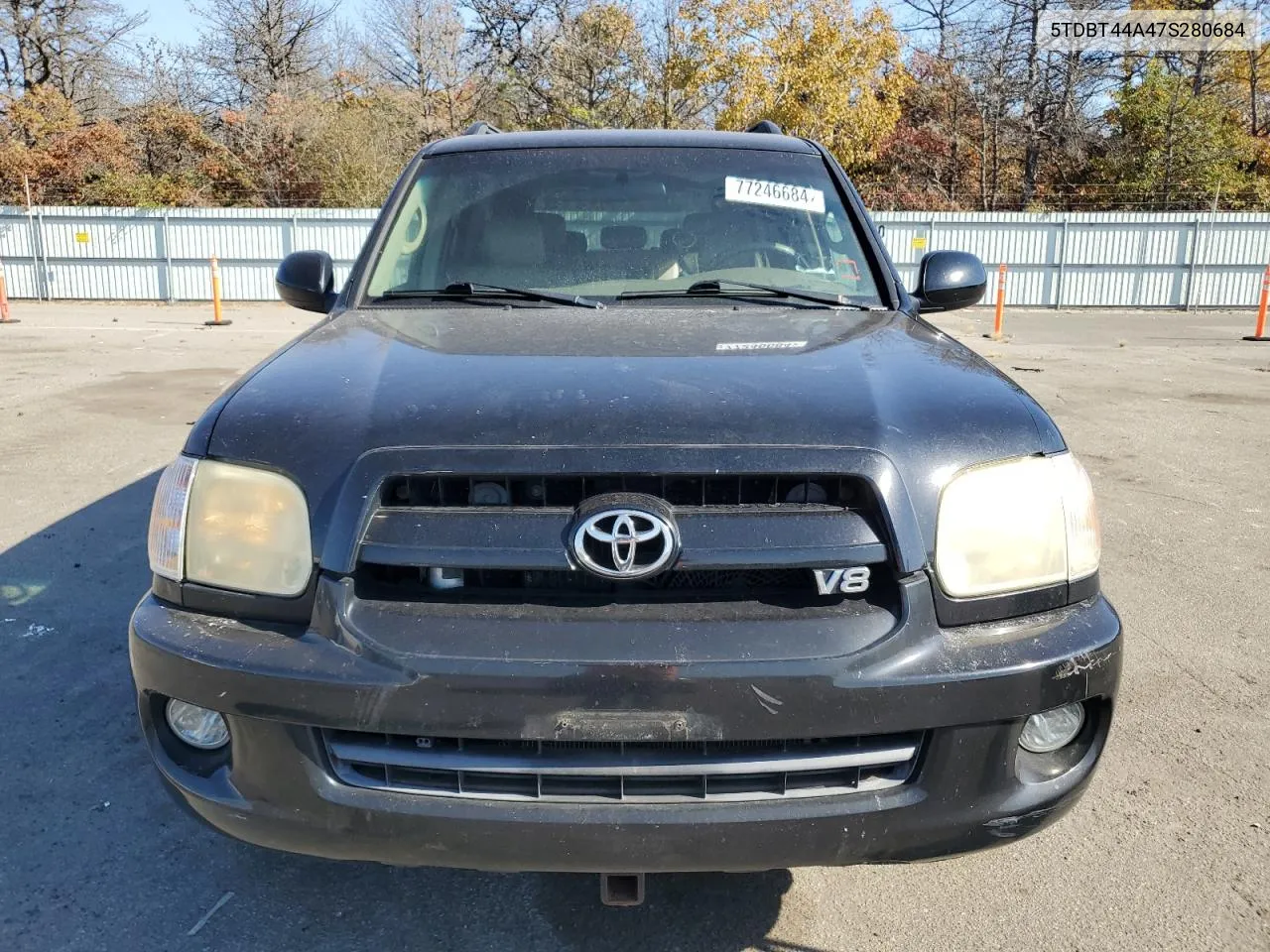 2007 Toyota Sequoia Sr5 VIN: 5TDBT44A47S280684 Lot: 77246684