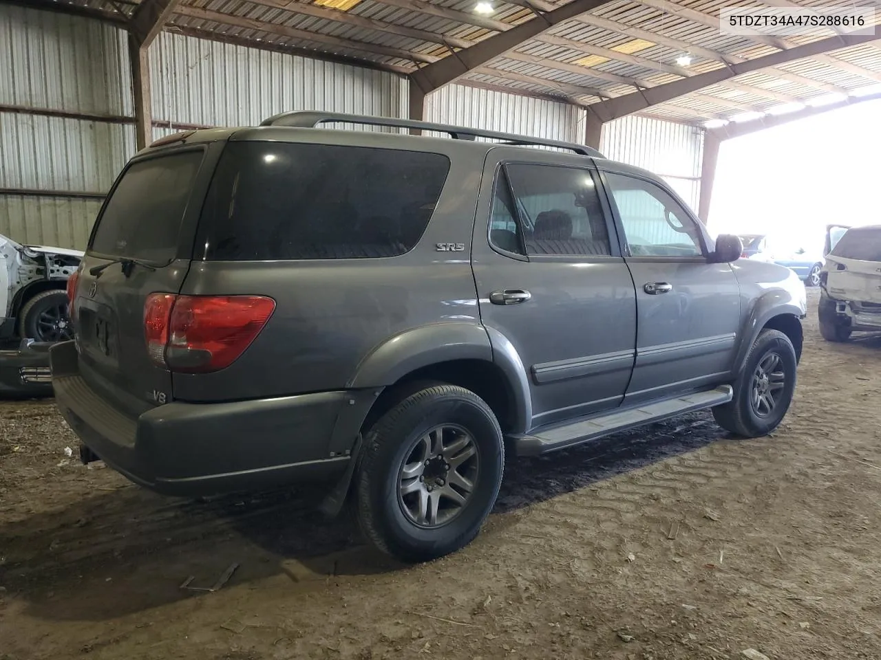 2007 Toyota Sequoia Sr5 VIN: 5TDZT34A47S288616 Lot: 77623744