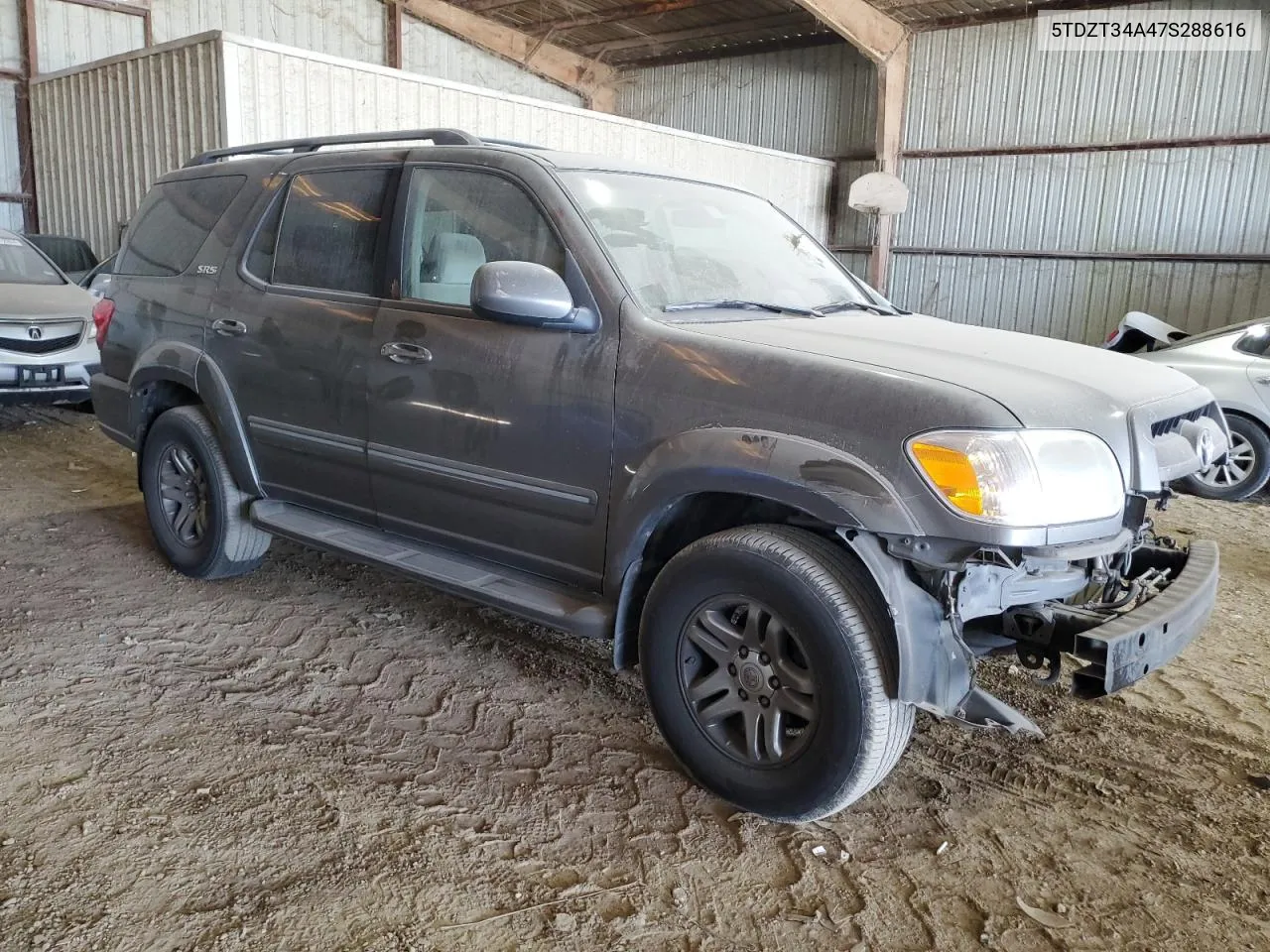 2007 Toyota Sequoia Sr5 VIN: 5TDZT34A47S288616 Lot: 77623744