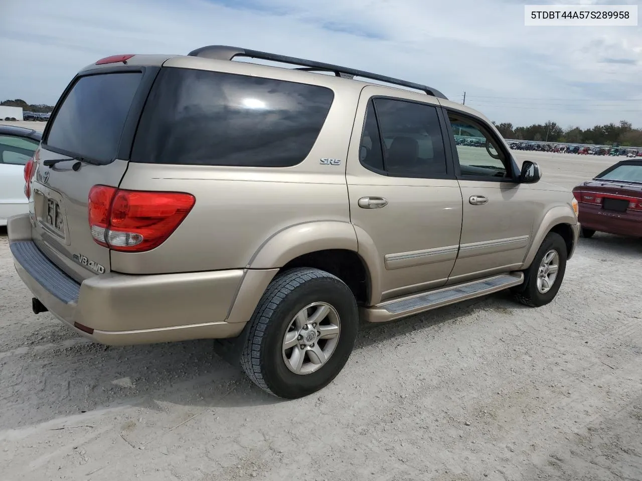 2007 Toyota Sequoia Sr5 VIN: 5TDBT44A57S289958 Lot: 78198794