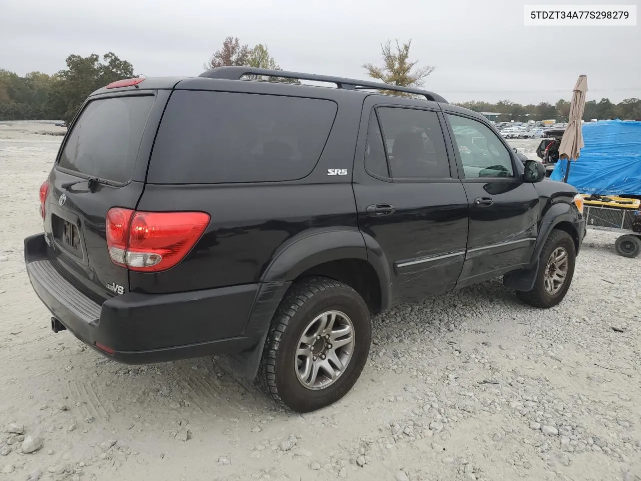 2007 Toyota Sequoia Sr5 VIN: 5TDZT34A77S298279 Lot: 78347074