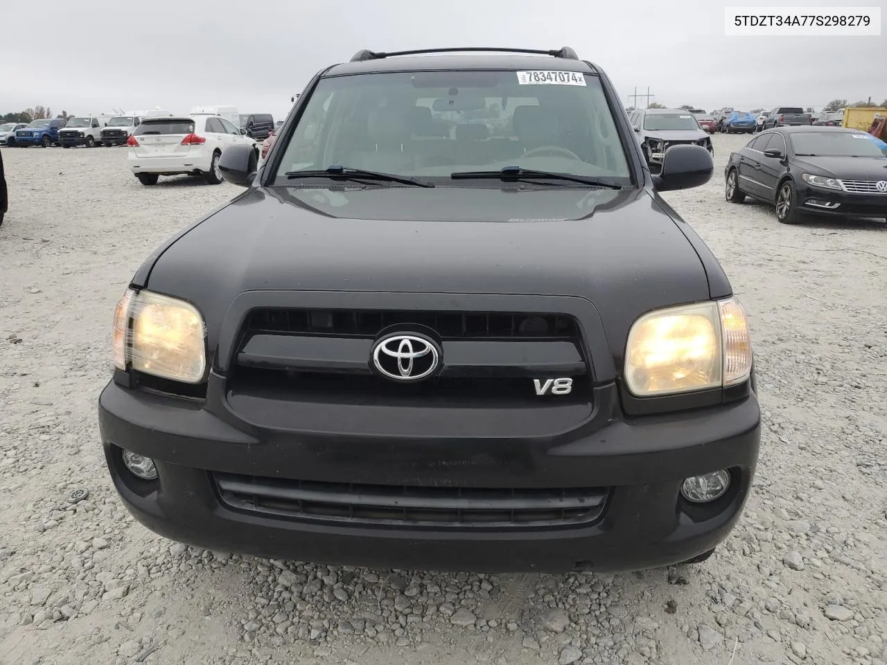 2007 Toyota Sequoia Sr5 VIN: 5TDZT34A77S298279 Lot: 78347074