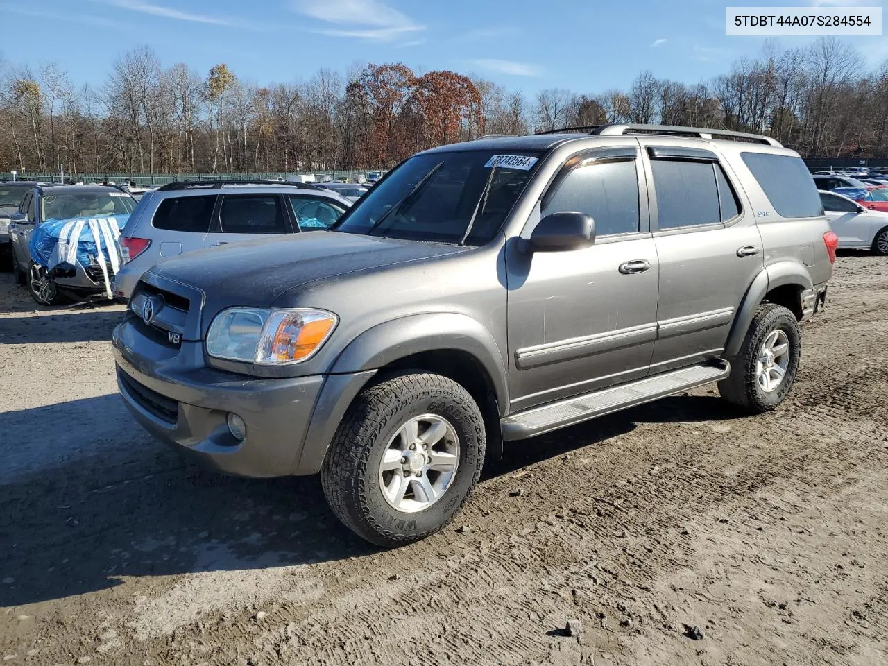 2007 Toyota Sequoia Sr5 VIN: 5TDBT44A07S284554 Lot: 78742564