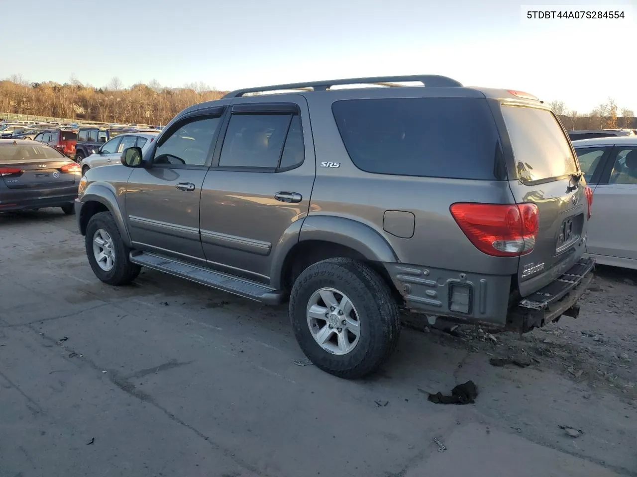 2007 Toyota Sequoia Sr5 VIN: 5TDBT44A07S284554 Lot: 78742564