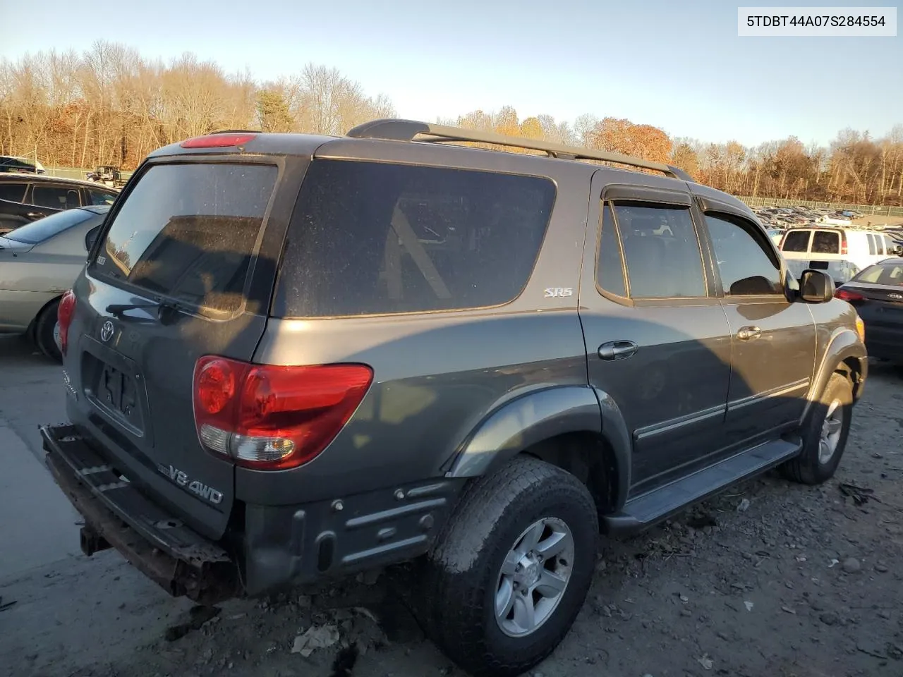 2007 Toyota Sequoia Sr5 VIN: 5TDBT44A07S284554 Lot: 78742564