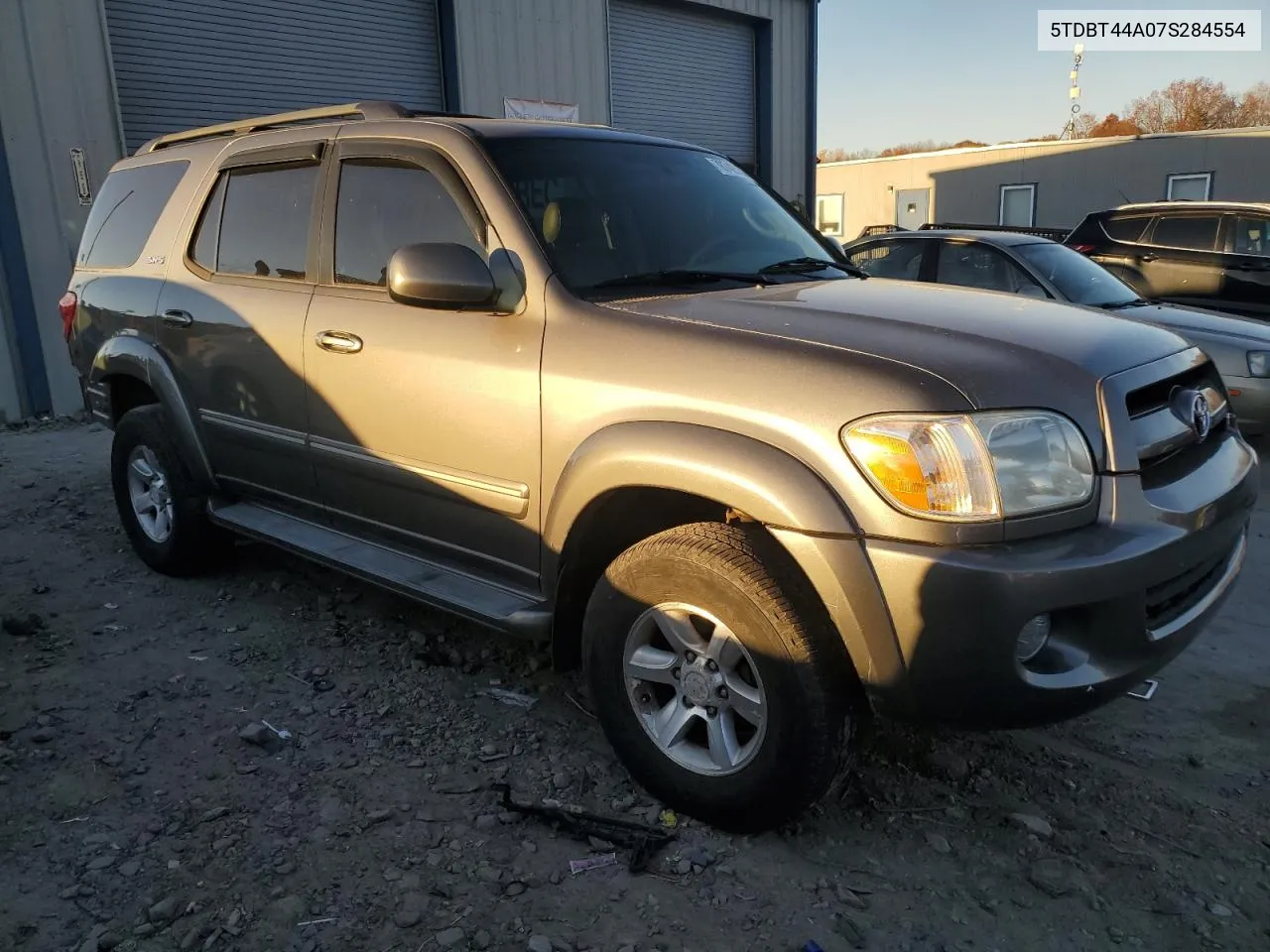 2007 Toyota Sequoia Sr5 VIN: 5TDBT44A07S284554 Lot: 78742564