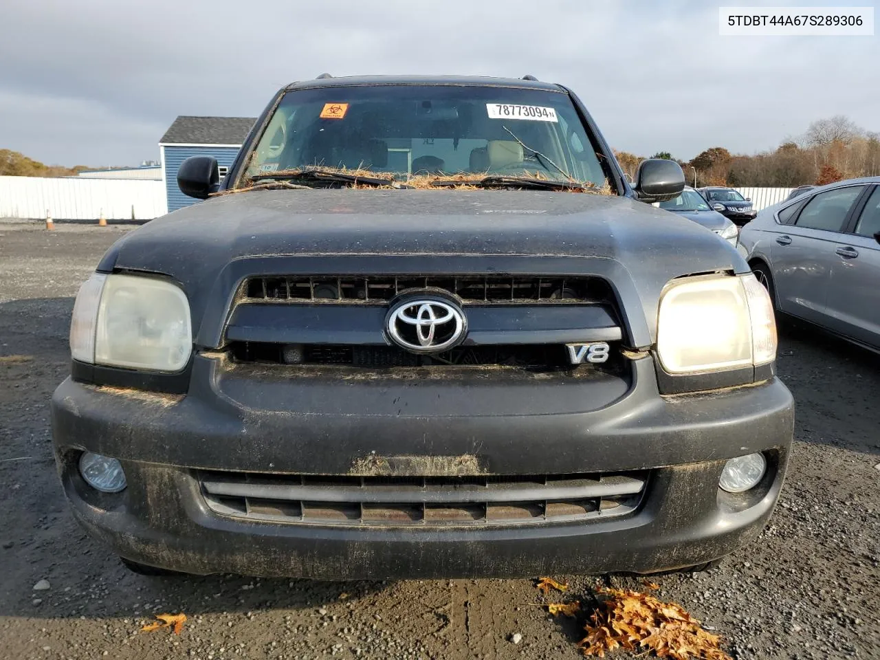 2007 Toyota Sequoia Sr5 VIN: 5TDBT44A67S289306 Lot: 78773094