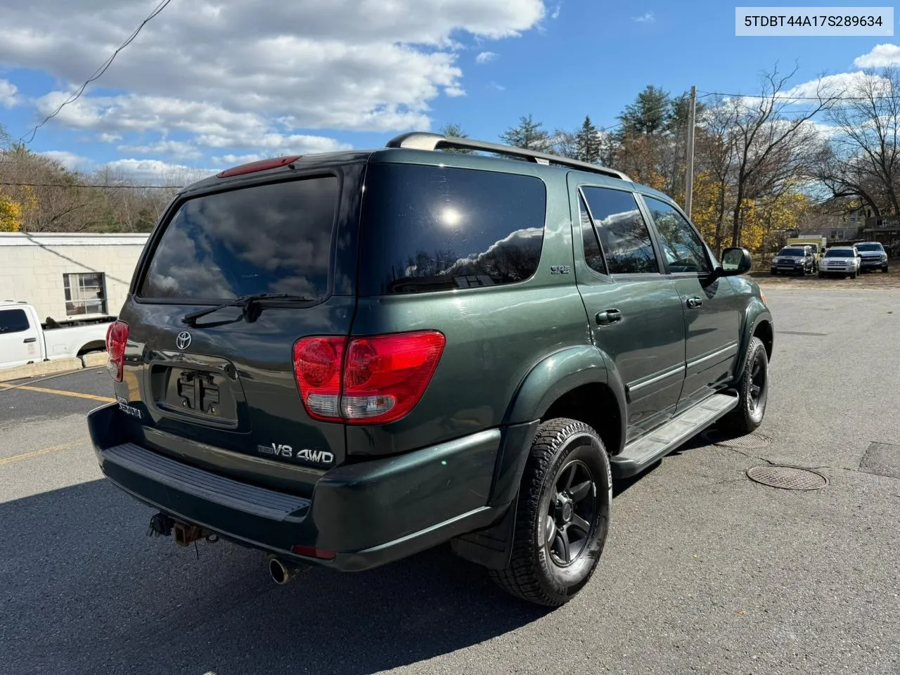 2007 Toyota Sequoia Sr VIN: 5TDBT44A17S289634 Lot: 80183334