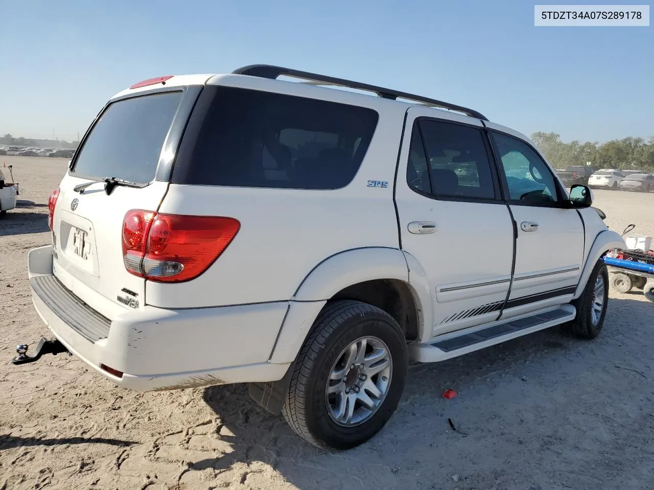 5TDZT34A07S289178 2007 Toyota Sequoia Sr5