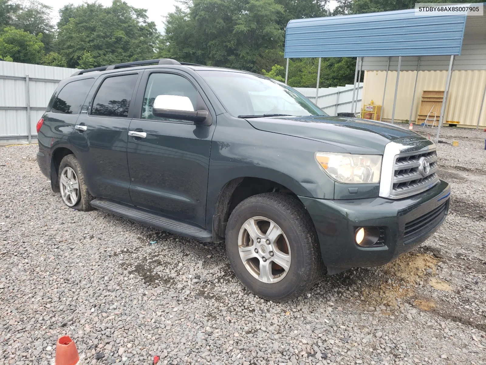 2008 Toyota Sequoia Limited VIN: 5TDBY68AX8S007905 Lot: 58069524