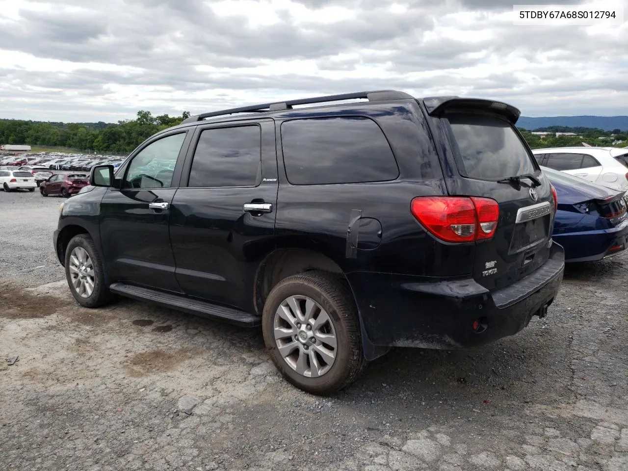 2008 Toyota Sequoia Platinum VIN: 5TDBY67A68S012794 Lot: 60875484