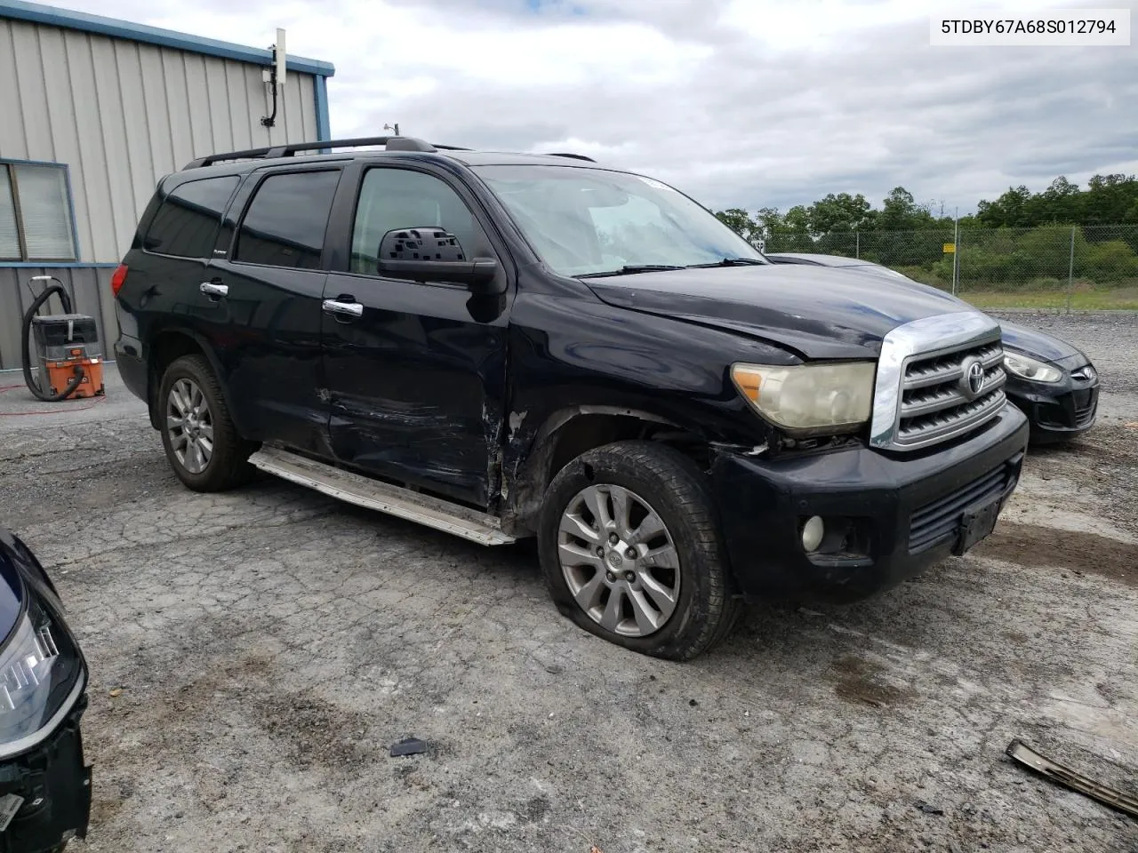 2008 Toyota Sequoia Platinum VIN: 5TDBY67A68S012794 Lot: 60875484