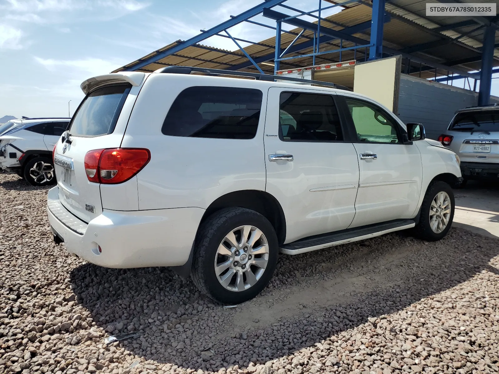 5TDBY67A78S012335 2008 Toyota Sequoia Platinum