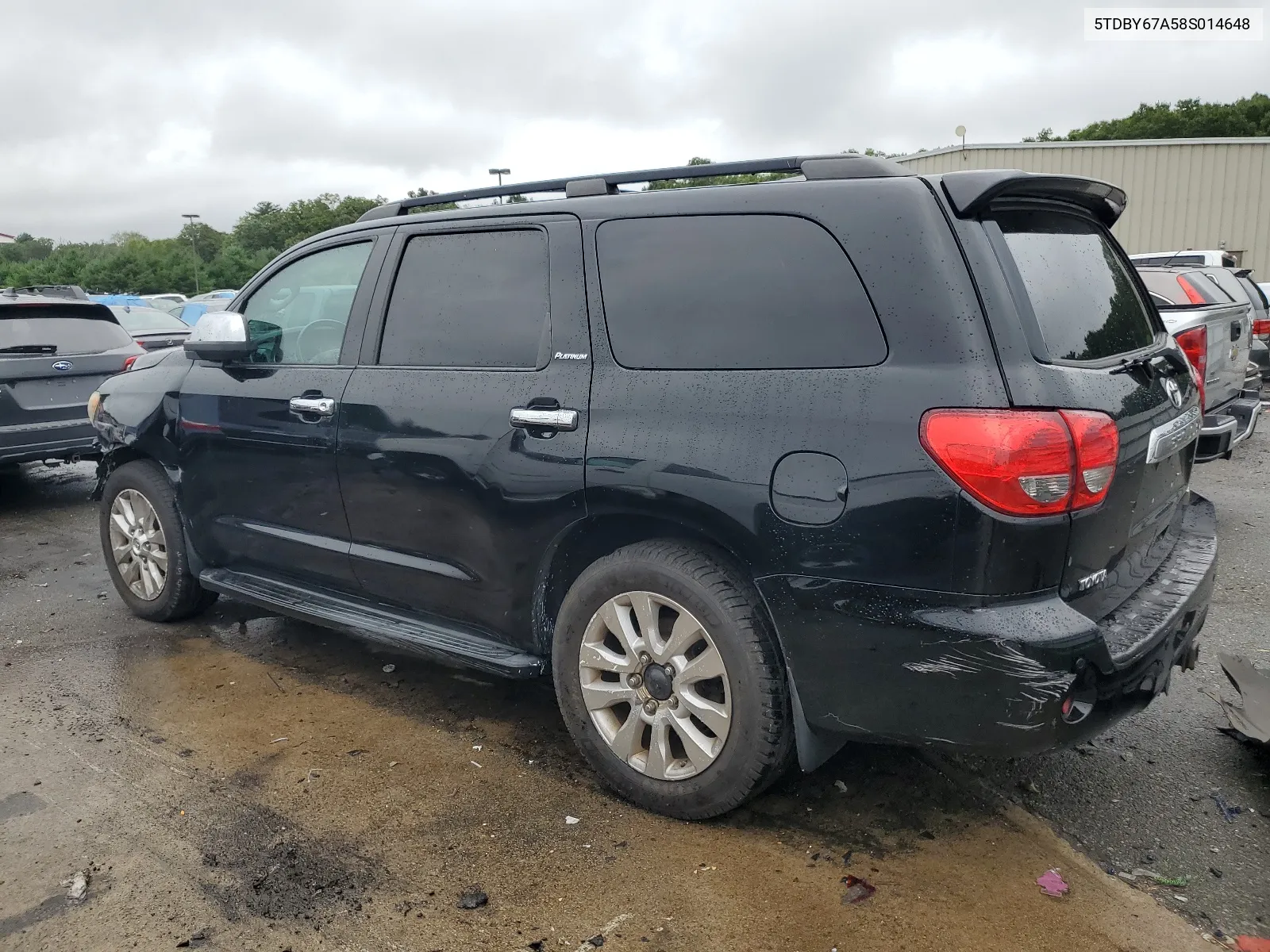 2008 Toyota Sequoia Platinum VIN: 5TDBY67A58S014648 Lot: 66402334