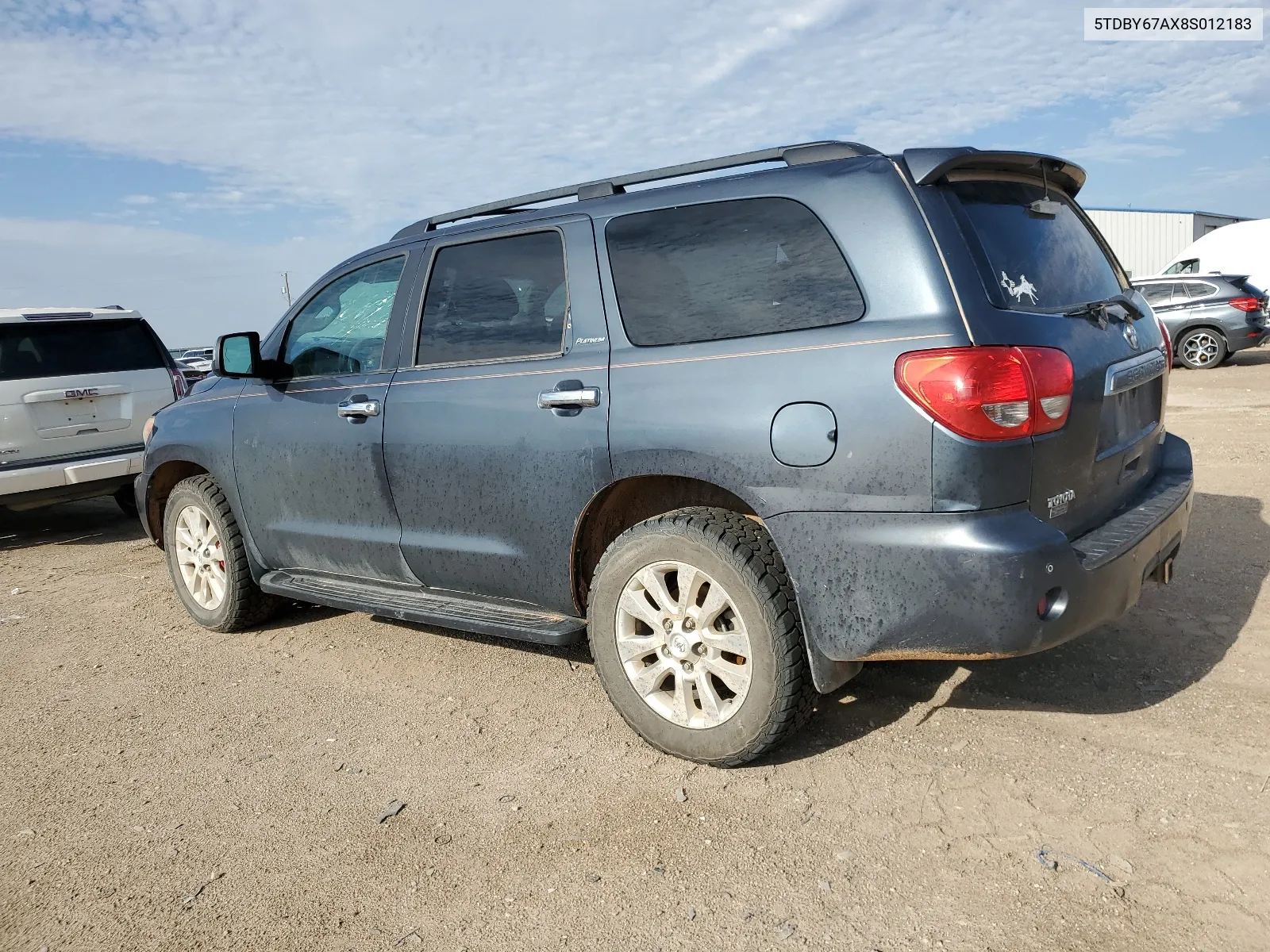 2008 Toyota Sequoia Platinum VIN: 5TDBY67AX8S012183 Lot: 66872554