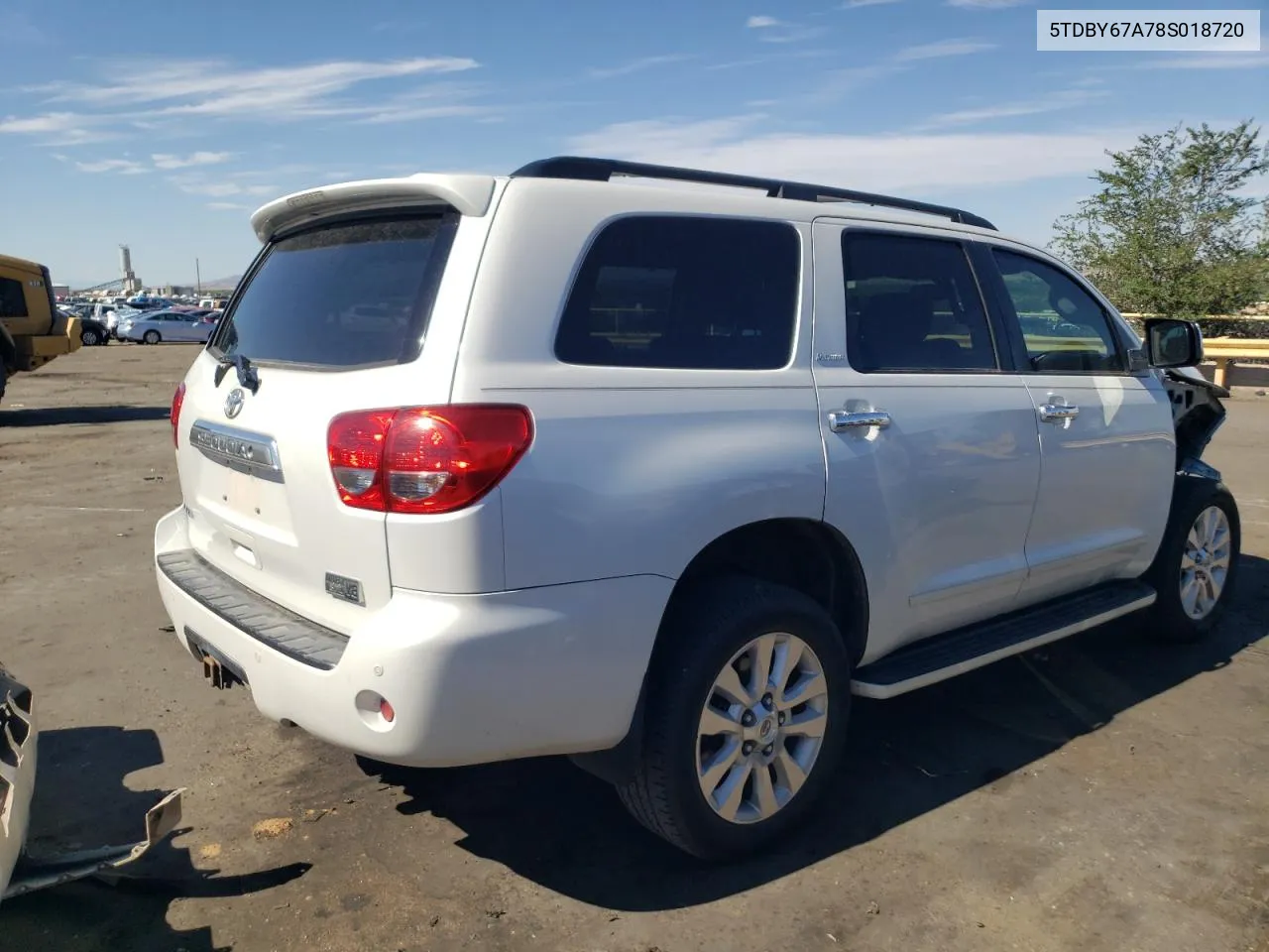 2008 Toyota Sequoia Platinum VIN: 5TDBY67A78S018720 Lot: 68484764