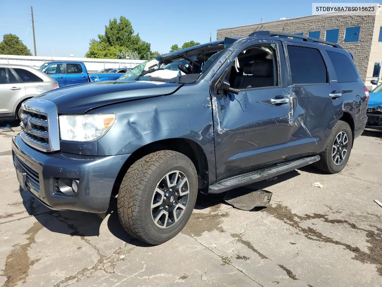 2008 Toyota Sequoia Limited VIN: 5TDBY68A78S015623 Lot: 70335564