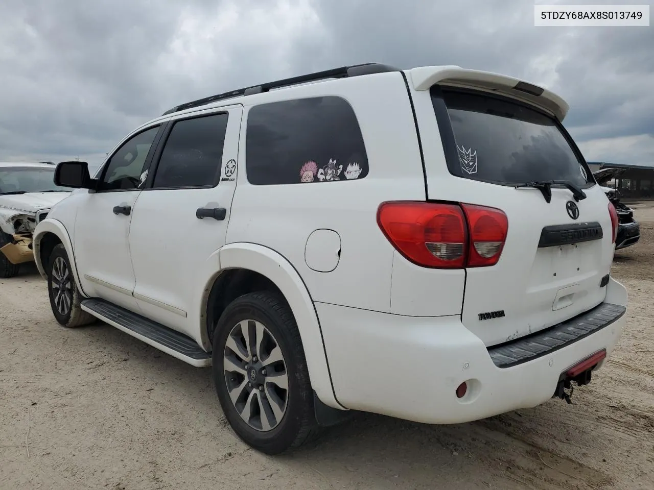 2008 Toyota Sequoia Limited VIN: 5TDZY68AX8S013749 Lot: 70345324