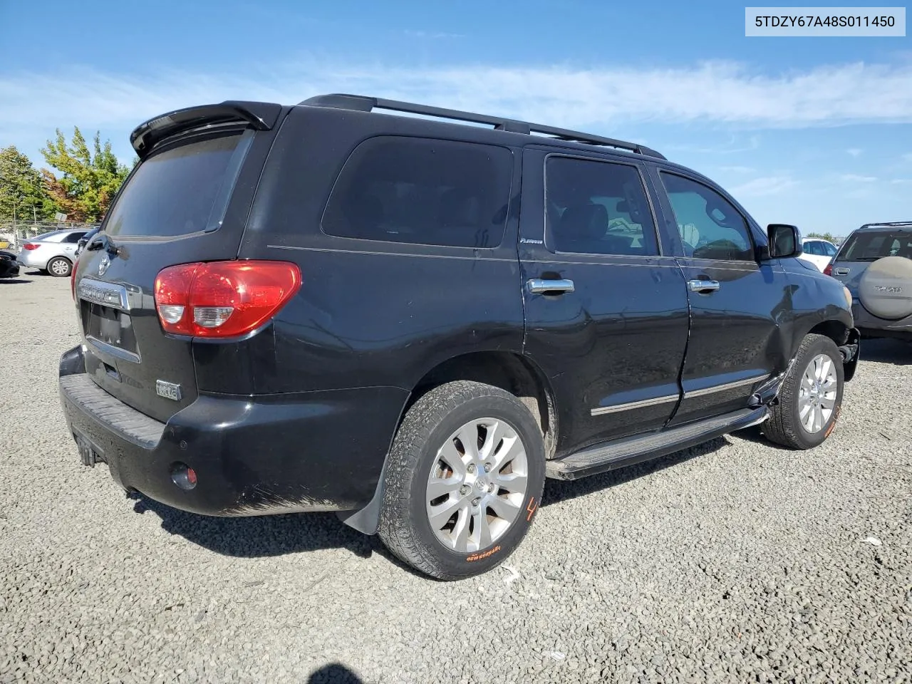 5TDZY67A48S011450 2008 Toyota Sequoia Platinum