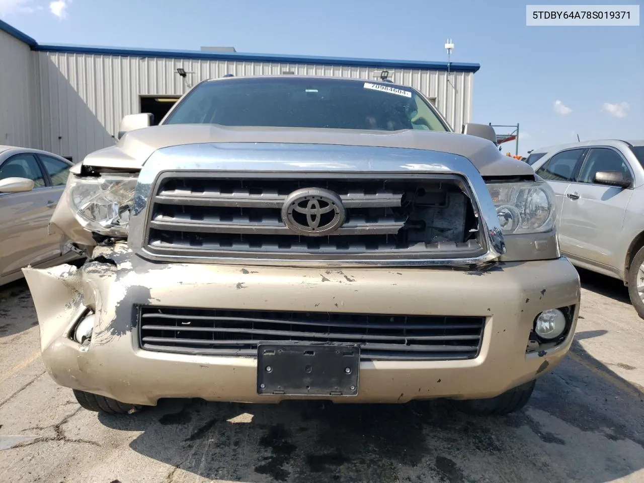 5TDBY64A78S019371 2008 Toyota Sequoia Sr5