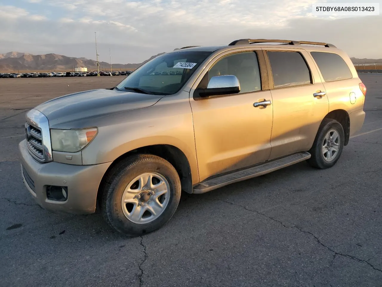 2008 Toyota Sequoia Limited VIN: 5TDBY68A08S013423 Lot: 71425384