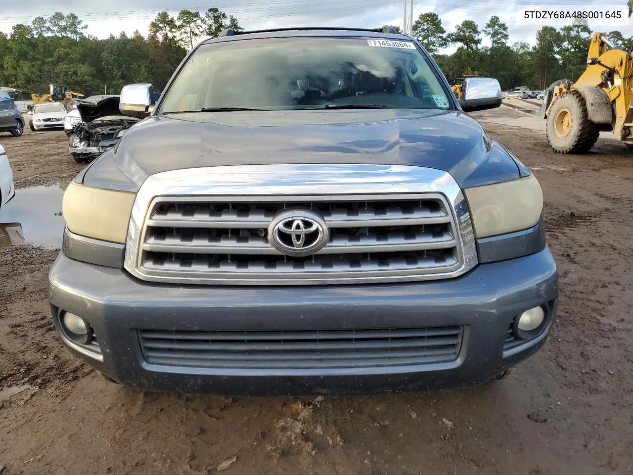 5TDZY68A48S001645 2008 Toyota Sequoia Limited