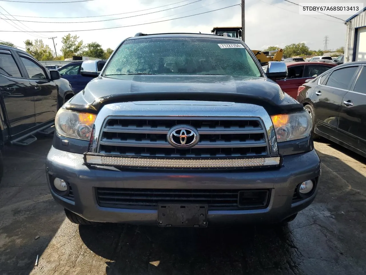 2008 Toyota Sequoia Platinum VIN: 5TDBY67A68S013413 Lot: 71727704