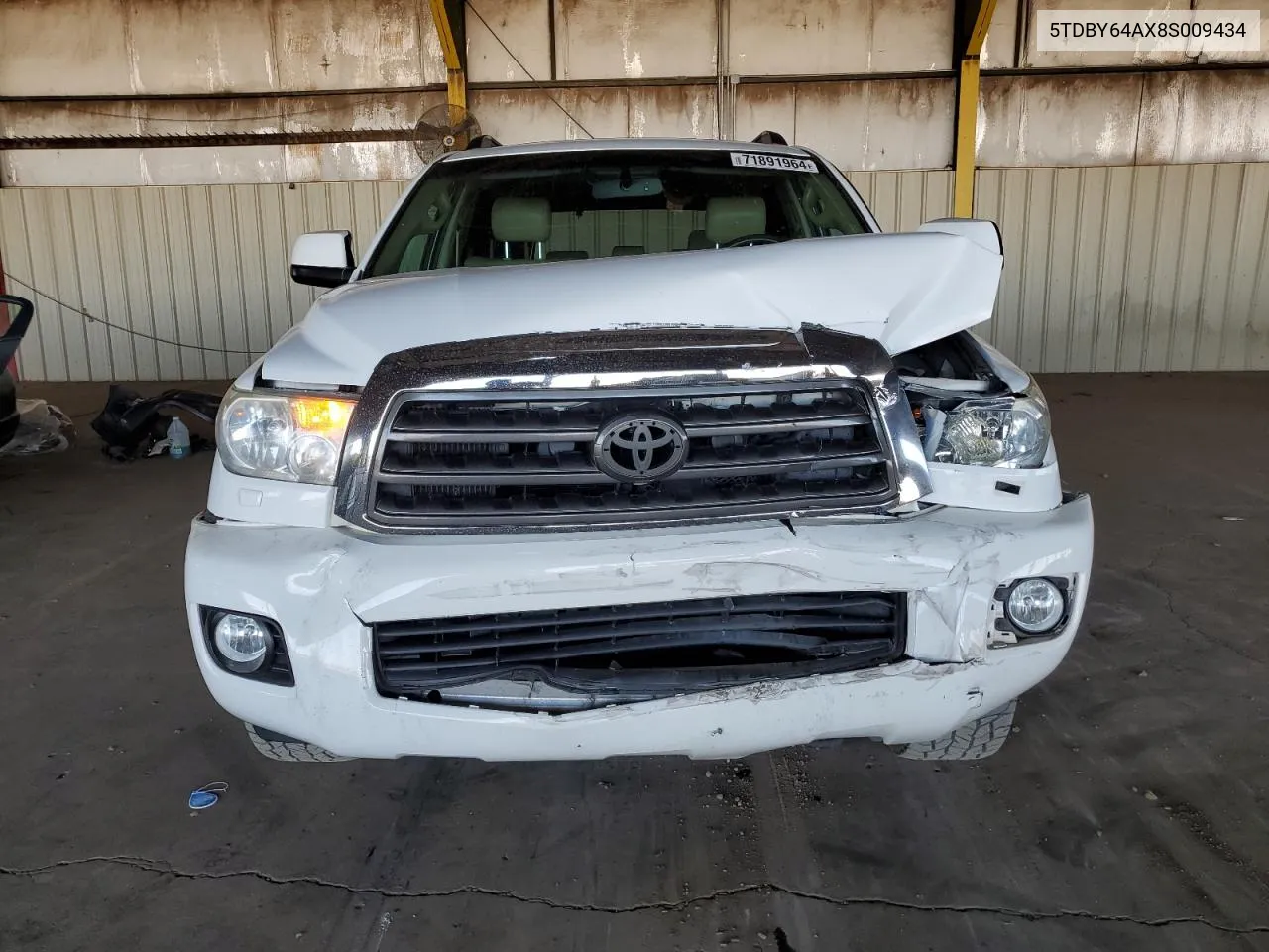 2008 Toyota Sequoia Sr5 VIN: 5TDBY64AX8S009434 Lot: 71891964