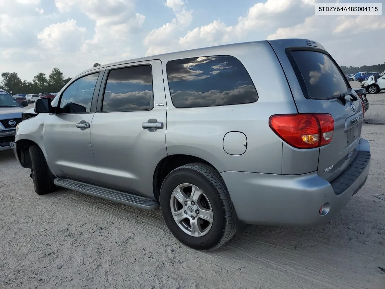 2008 Toyota Sequoia Sr5 VIN: 5TDZY64A48S004115 Lot: 72098244