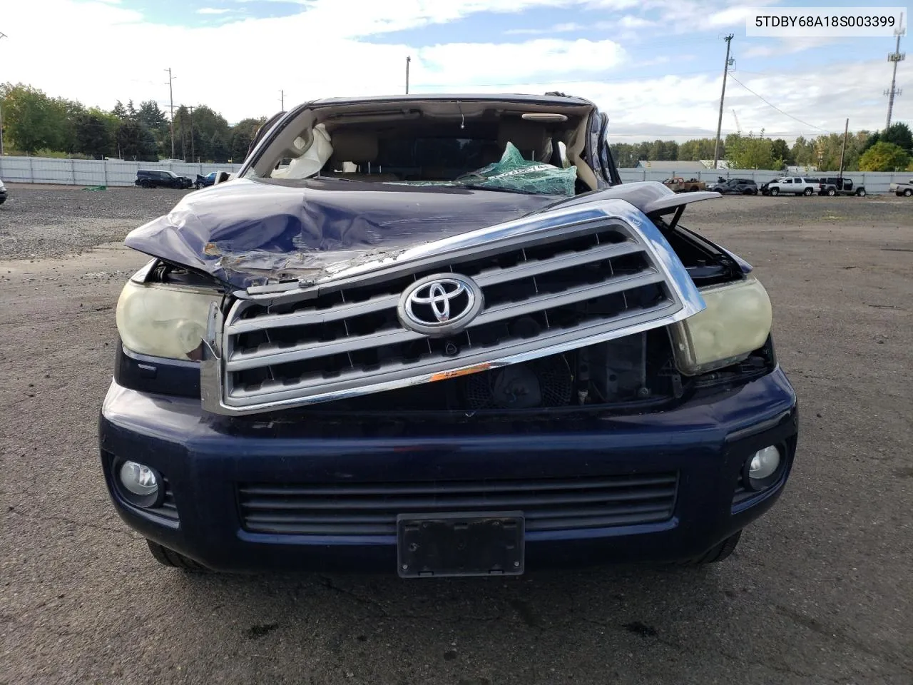 2008 Toyota Sequoia Limited VIN: 5TDBY68A18S003399 Lot: 73249674