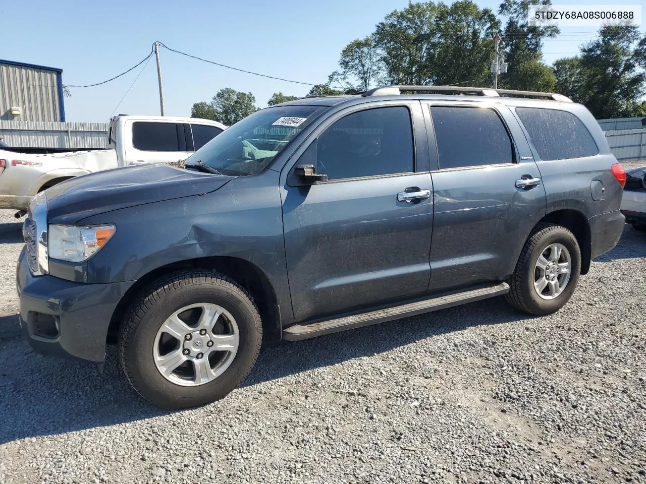 2008 Toyota Sequoia Limited VIN: 5TDZY68A08S006888 Lot: 74085944