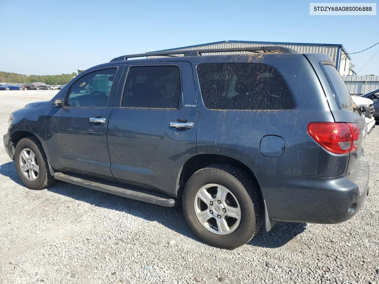 2008 Toyota Sequoia Limited VIN: 5TDZY68A08S006888 Lot: 74085944