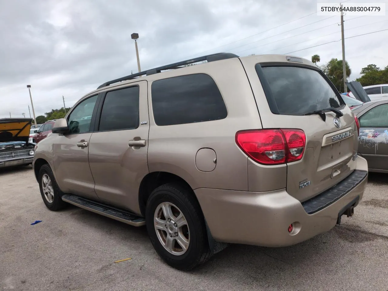 2008 Toyota Sequoia Sr5 VIN: 5TDBY64A88S004779 Lot: 74881064