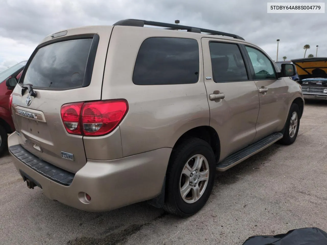 2008 Toyota Sequoia Sr5 VIN: 5TDBY64A88S004779 Lot: 74881064