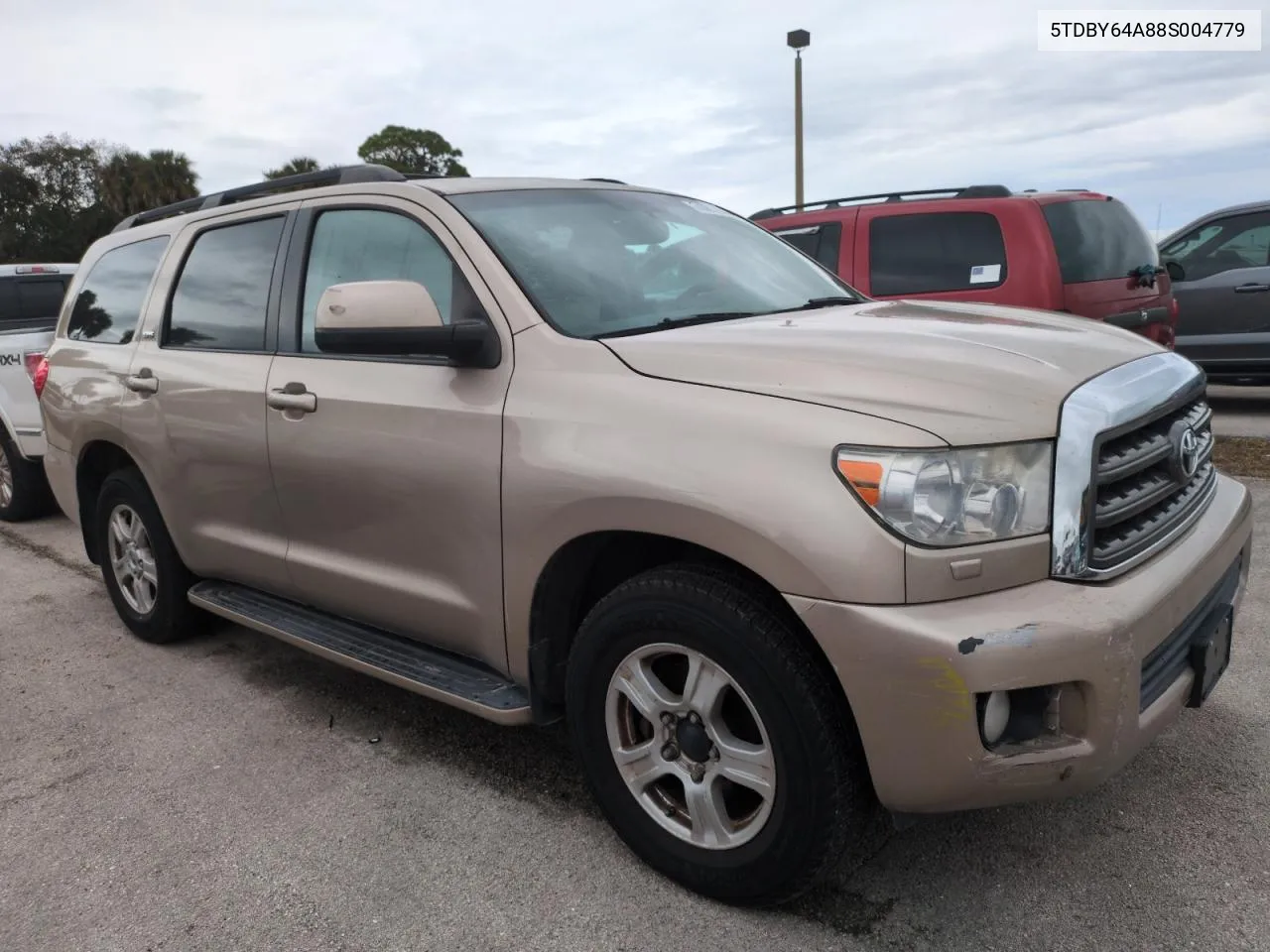 2008 Toyota Sequoia Sr5 VIN: 5TDBY64A88S004779 Lot: 74881064