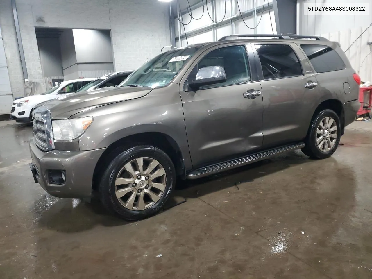 2008 Toyota Sequoia Limited VIN: 5TDZY68A48S008322 Lot: 75105804