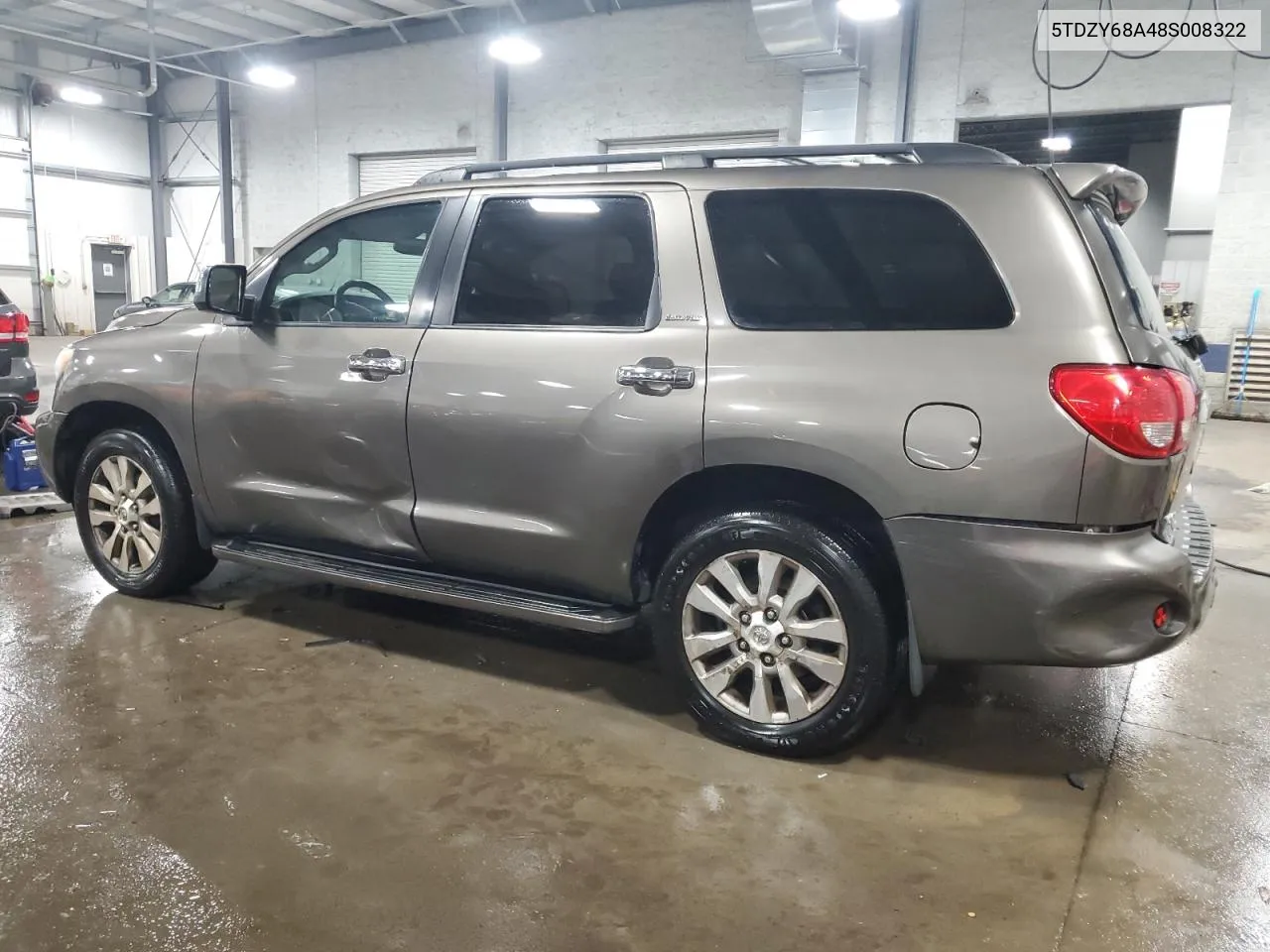 2008 Toyota Sequoia Limited VIN: 5TDZY68A48S008322 Lot: 75105804