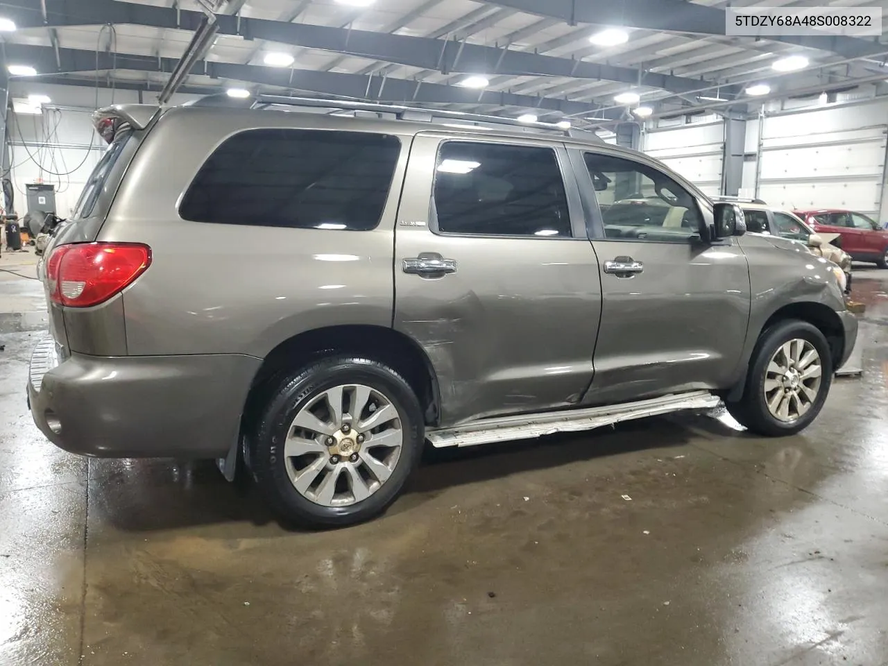 2008 Toyota Sequoia Limited VIN: 5TDZY68A48S008322 Lot: 75105804